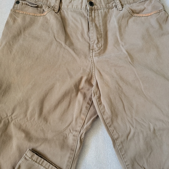Timberland Mens 38x32 Chino Pants Brown Khaki Straight Leg Cotton Flat Front. - Picture 4 of 9